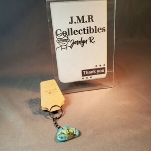 Ethereal Cicada Wing & Potion Bottle Resin Keychain - A Touch of Mystical Whimsy